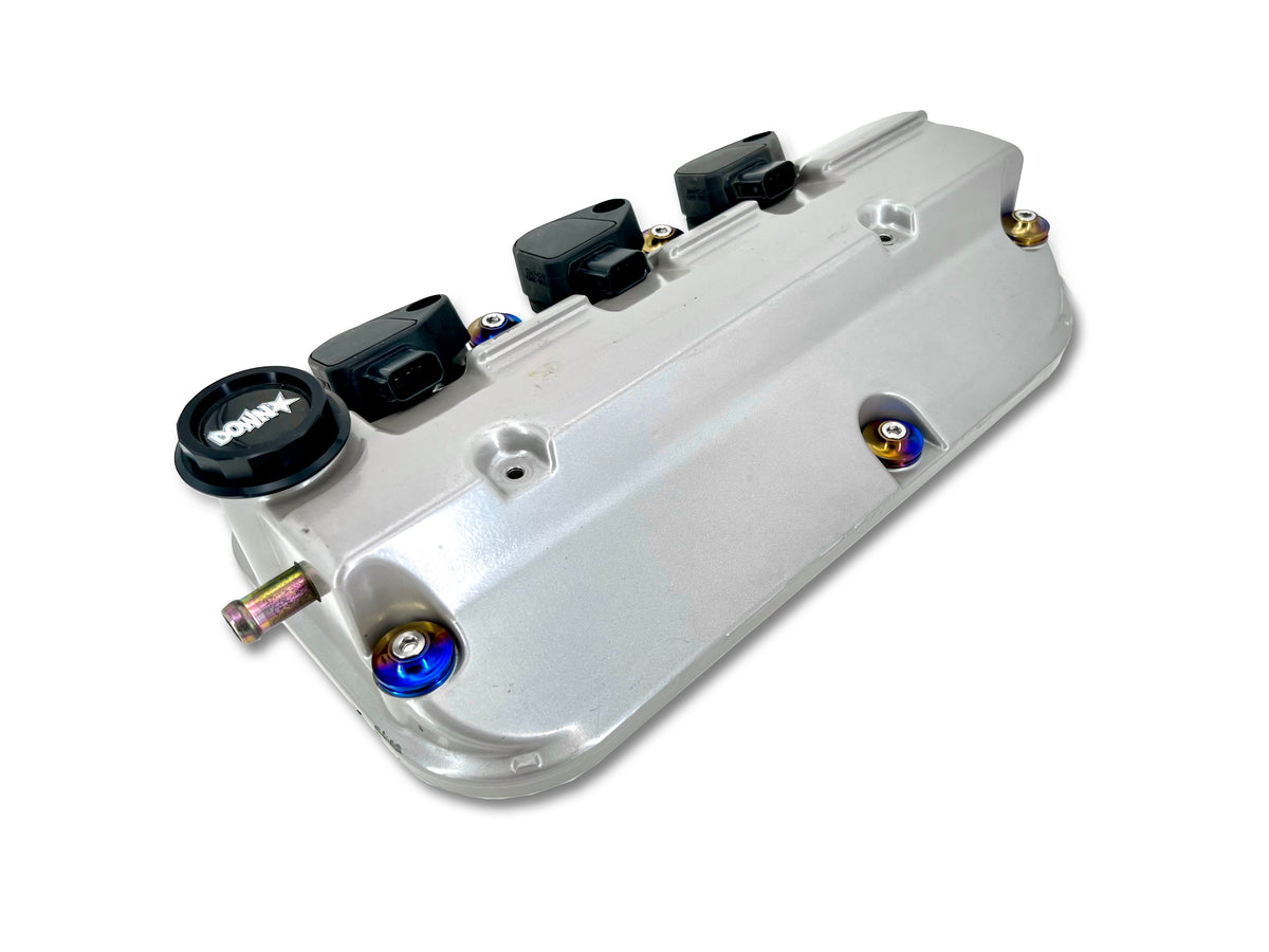 TSP Billet Baffled LS Valve Covers - Black PowderCoating - Pair