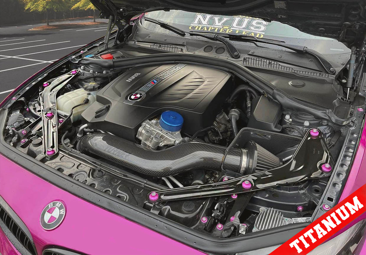 M2さま専用　TDIチューニング CRTD4 BMW M2（F87） Titanium BMW F87 2015-2017 M2 Billet Dress Up Hardware Kit