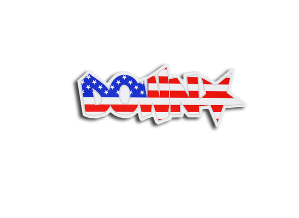 Downstar American Flag Sticker