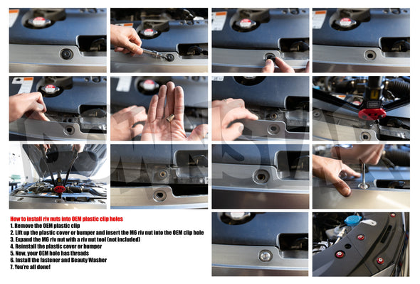 Titanium Subaru Impreza WRX/STI 2022+ Billet Dress Up Hardware Kit (VB)
