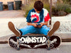 Downstar Skate Logo Black Skateboard Deck
