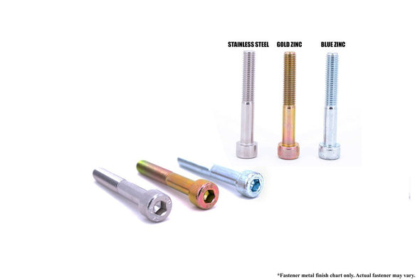 HUNDRED PROOF HARDWARE D Series Valve Cover Kit – Gold, Dual O-Ring, 6061-T6 Aluminum